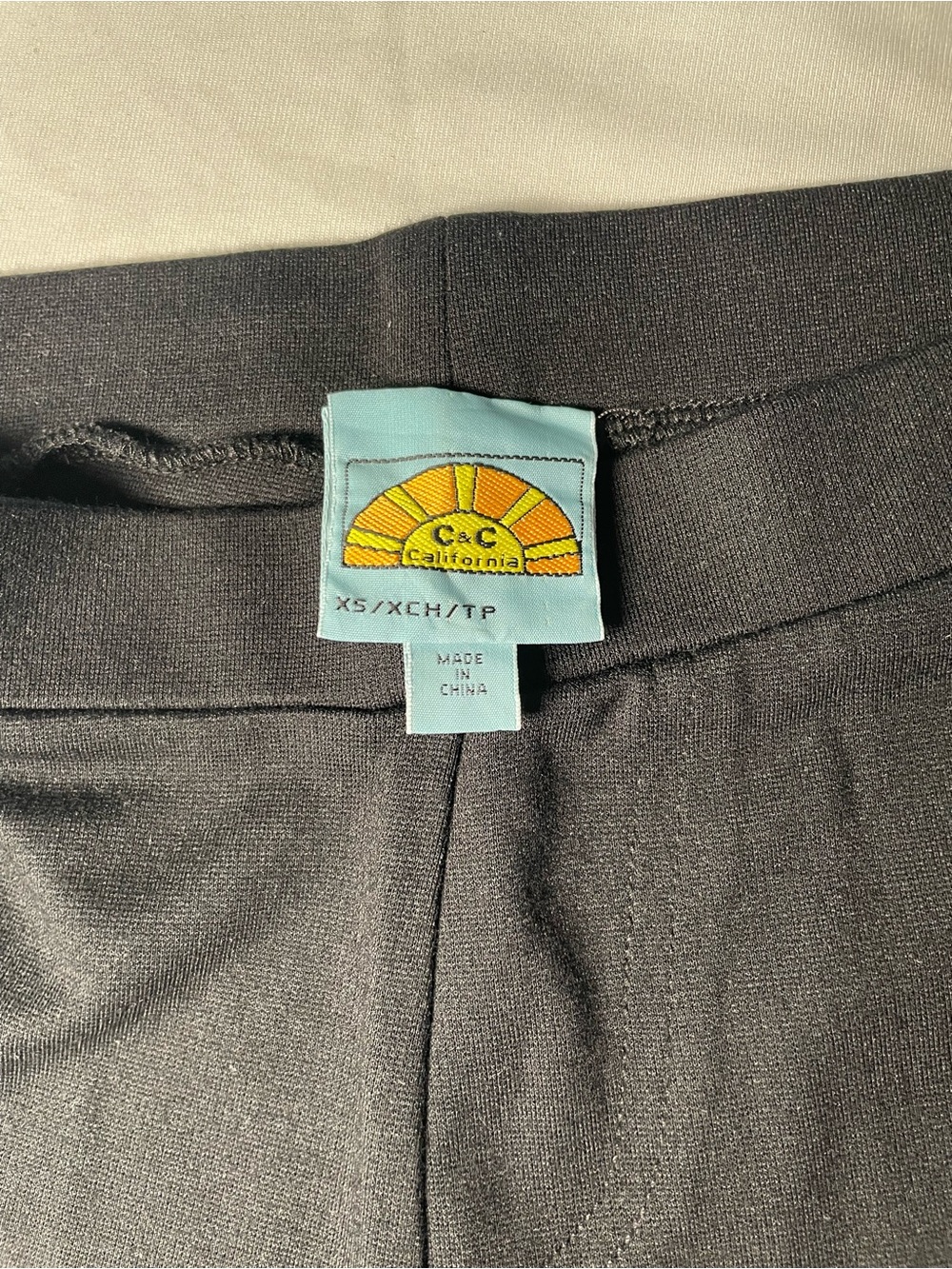 C&C California Women’s Black Leggings XS Athletic Gym Pants Stretch Pants - Picture 2 of 6